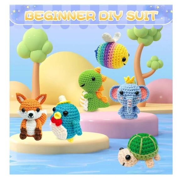 NEW IN PACKAGE DIY BEGINNERS CROCHET KIT - Picture 6 of 6